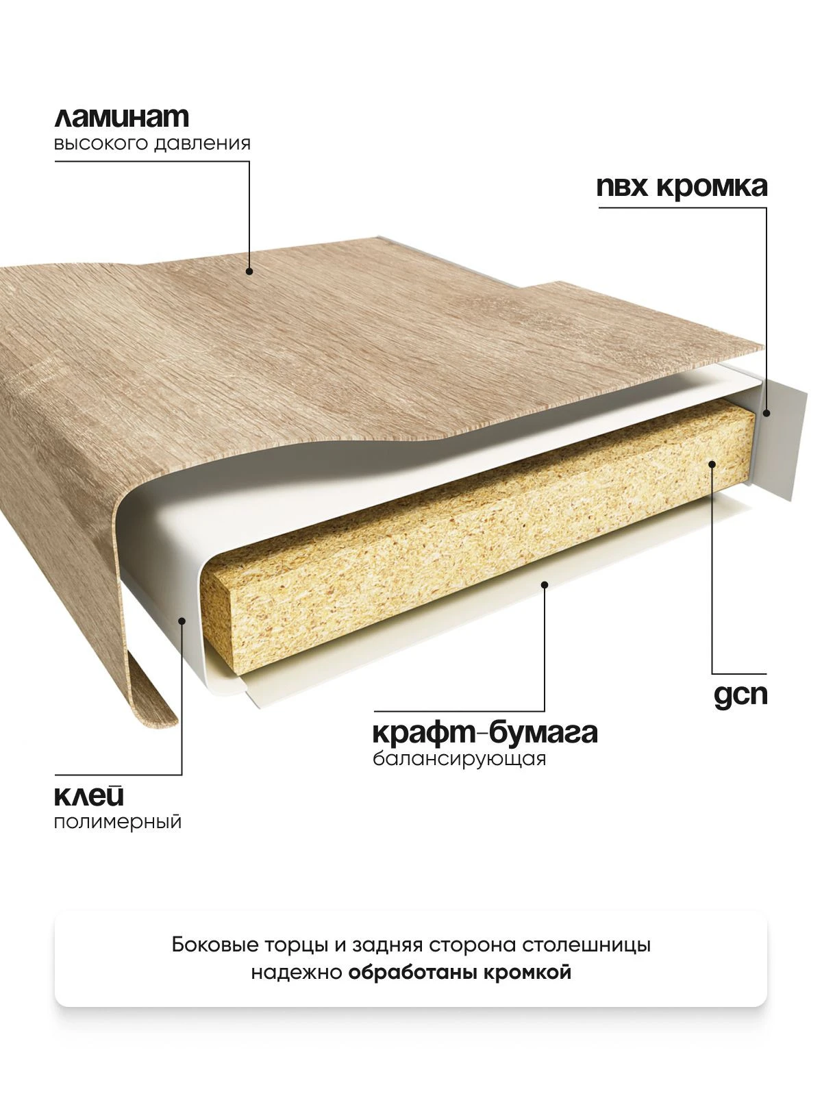 ARNIKA Кухонный гарнитур со столешницей "Довер", 160см, графит